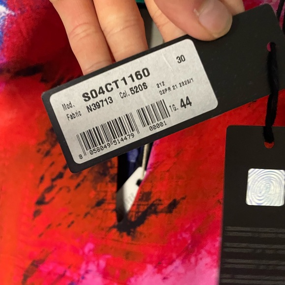 Womens Just Cavalli Multi Color Print Dress 44 EUR/US 8 * - Picture 9 of 13